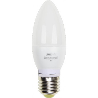 Лампа светодиодная JAZZWAY PLED-ECO C37 5W E27 3000K