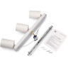 Светильник JAZZWAY PDL-R под лампу 3xGU10 макс. 3х15Вт WH 230В IP20 5049369