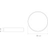Светильник светодиодный потолочный JAZZWAY PPB SCANDIC-R 36W 4000K WH IP20 5036826